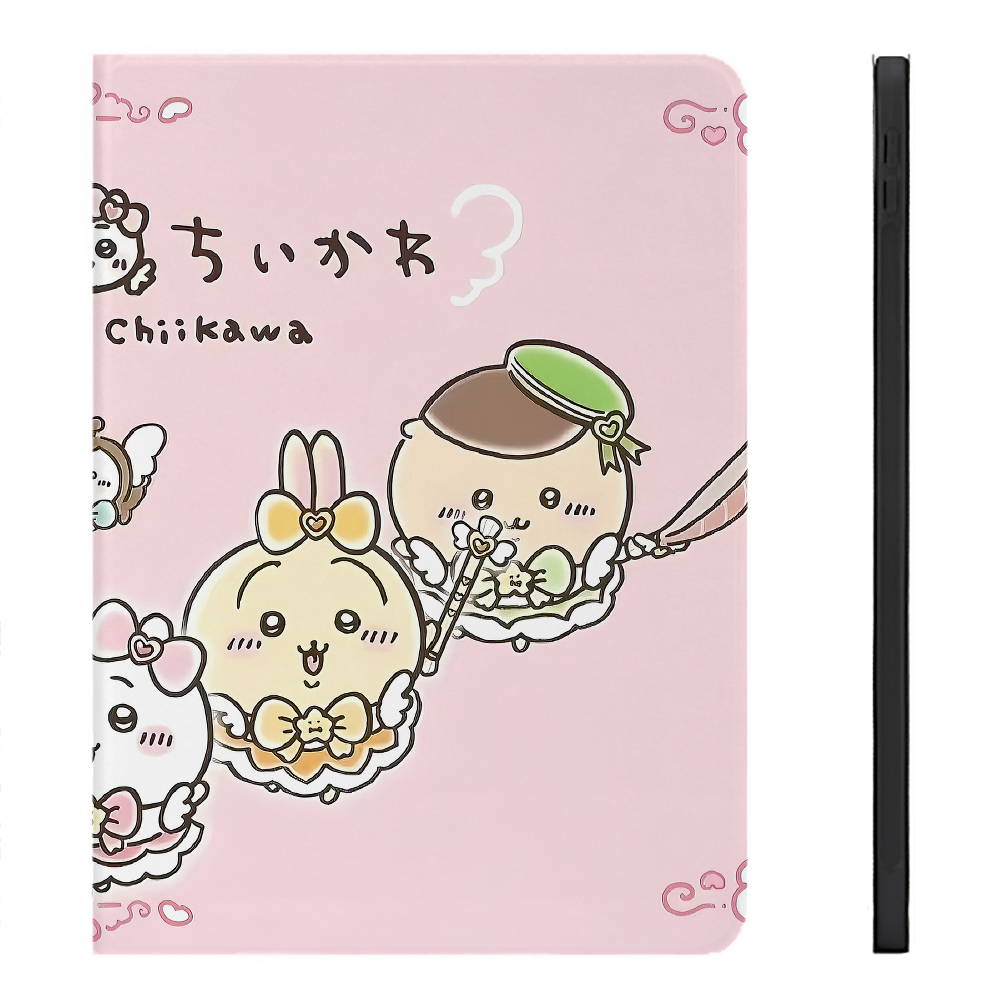 （画像用） ちいかわ Chii-kawa IPadケース ペンホルダー付き ブックスタイルデザイン